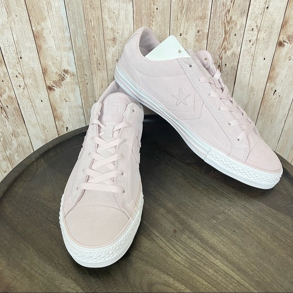 Converse Star Player Ox “Barely Rose” Leather Sneaker Size 10 Men - Picture 1 of 9